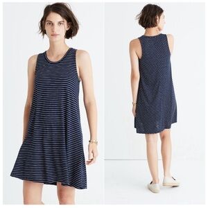 Easy wear Madewell striped stretchy dress